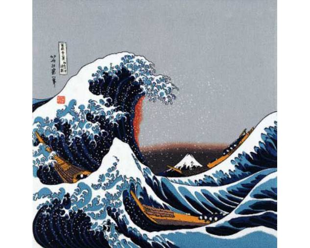 The Great Wave off Kanagawa Furoshiki