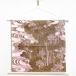 Tapestry Lotus -Hasu- Brown (M) Furoshiki