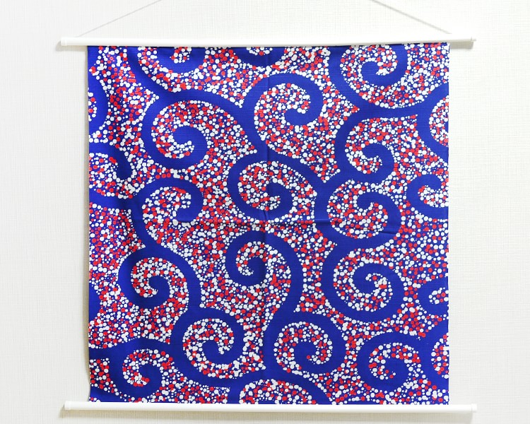 Tapestry Arabesque -Karakusa- Blue (M) Furoshiki
