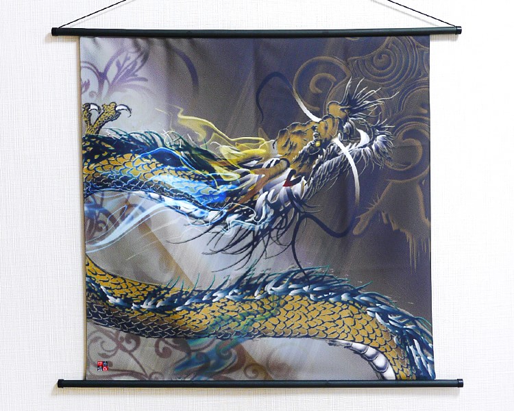 Tapestry Rising dragon -Nobori ryu- (M) Furoshiki