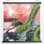 Tapestry Golden dragon with pine (S) Furoshiki