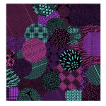 Edo geometric Purple (M) Furoshiki